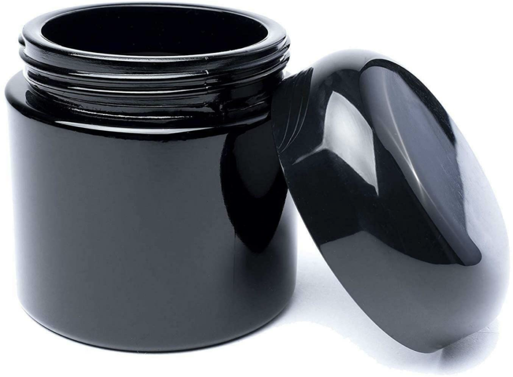 Black Stash Jar 